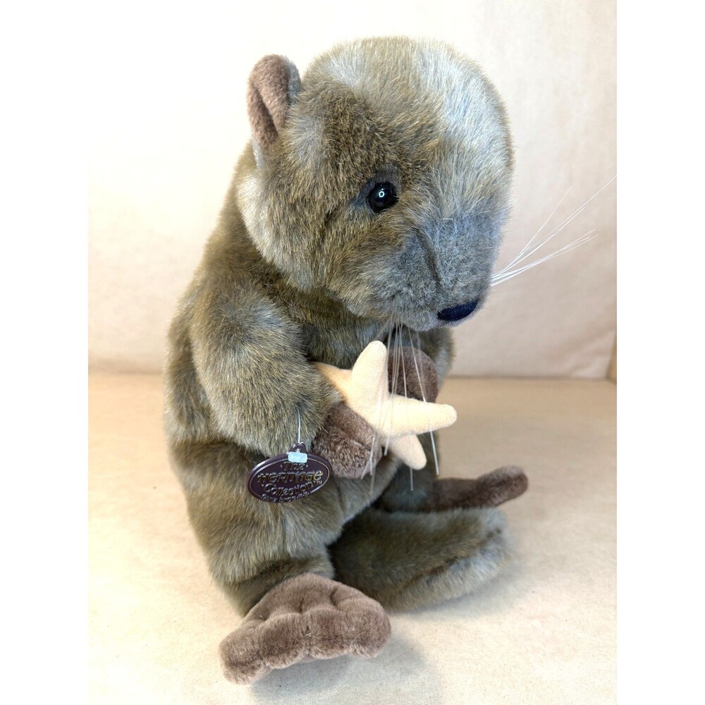 Ganz Bros Vintage The Heritage Collection Skipper Sea Otter Plush with Starfish